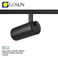 Système de rail léger encastré ultra-mince 6w led projecteur de piste magnétique 48v led éclairage de piste