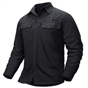Camisa de Pesca con Botones y Logotipo Personalizado, Protección Solar UPF 50+, Ventilación Trasera, Fabricante OEM, Venta al Por Mayor - Product Image 2