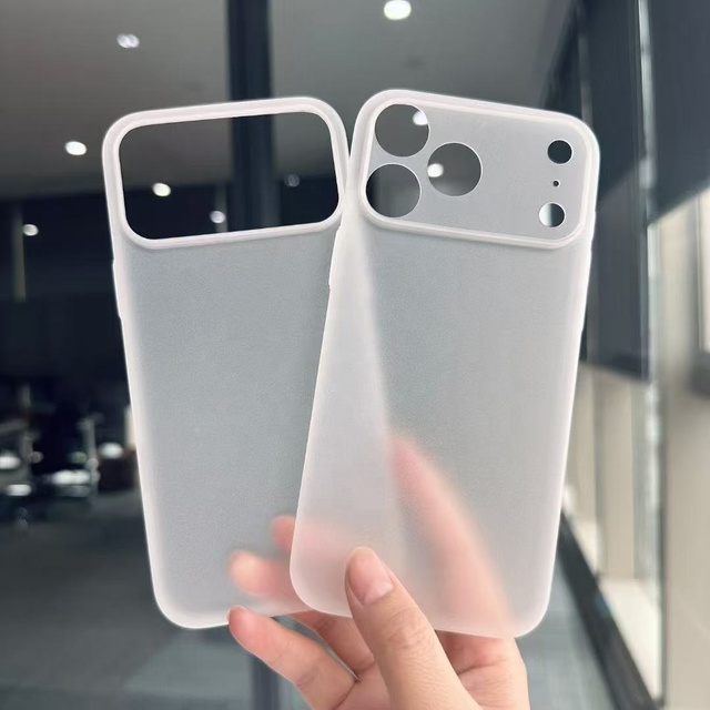Weview Ultra Thin 0.4MM PP Mobile Phone Case for iPhone 17 Air Pro Max Frosted Back Cover Matte Case