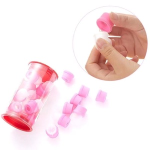 New 10 Pieces Silicone Finger Acrylic Soaking Manicure Cleaning Varnish <b>Tool</b> Wearable Soft Silicone Gel Remover Nail Soaker Caps - Product Image 5