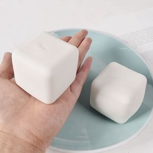 <b>Cubes</b> Squishy Tofu <b>Cube</b> White - Product Image 1