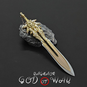 God of War 5 Juego Kratos God Chaos Blade Metal Modelo Olympus Excalibur Mini Arma Llavero - Product Image 2