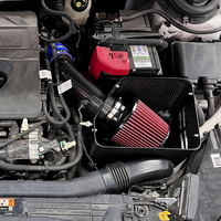 Boîte d'air d'admission d'air froid en Fiber de carbone sèche EDDY nouveau Design avec tuyau en Fiber de carbone pour Ford Focus ST MK4 C519 ST-Line 1.5T