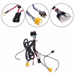 Lampu Depan Auto 2 H4, Bola Lampu Keramik Colokan Soket H4 Kit Harness Relai - Product Image 3