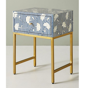 Modern High quality Bedroom Nightstand Bed <b>Side</b> Stand <b>Table</b> With <b>Drawer</b> Wood Panel Storage Living Room Furniture - Product Image 1