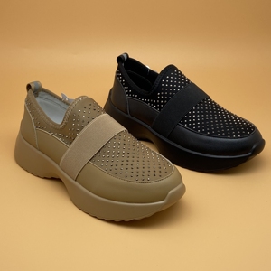 Mocassini Casual in pelle scamosciata da donna mocassini da donna retrò mocassini da guida Comfort Slip-On scarpe da barca appartamenti classici da ufficio - Product Image 1