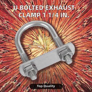 ตัวยึดท่อไอเสียสแตนเลส304/316ตัว <span class=keywords><strong>U</strong></span> โบลต์1 1/4สำหรับรูกลมและ5/16ใน <span class=keywords><strong>U</strong></span>-<span class=keywords><strong>Bolt</strong></span> - Product Image 2