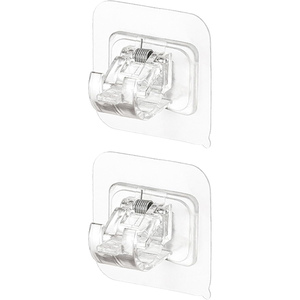 Lot De 50 Crochets De Rideaux Acier Inoxydable 4 Broches - Robustes, Neufs