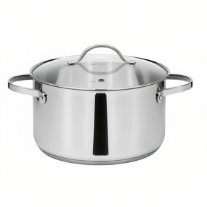 <b>Saucepan</b> 5 L 24 Cm Stainless Steel With Spout For Soup And Stock Pots - Product Image 2