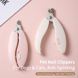 Coupe-ongles pour animaux de compagnie avec lumière LED pour chiens et chats, anti-éclatement, positionnement précis, coupe plus sûre - Product Image 1
