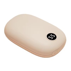 Galet forme 6000mAh chauffe-mains électrique banques d'alimentation Portable chauffé Mini poche chauffe-mains Rechargeable USB cadeau batterie banque - Product Image 3