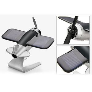 Diffuseur d'air pour voiture de haute qualité, modèle d'avion rotatif solaire, protection solaire, aromathérapie, parfum, huile essentielle, cadeau créatif - Product Image 5