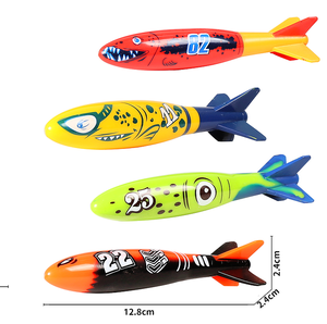Juguete de entrenamiento de buceo submarino, tiburones, torpedos de plástico, bandidos para niños, divertidos juegos de agua y entrenamiento de natación, juguete de piscina y idea de regalo - Product Image 4
