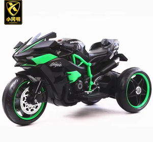 Xiaoaming Nieuwe Stijl Off-Road Stijl <span class=keywords><strong>3</strong></span>-wiel Kinderen Speelgoed Auto Fiets Multi-Functionele Vroege Educatie Driewieler Kinderen Fiets Blauw - Product Image 3