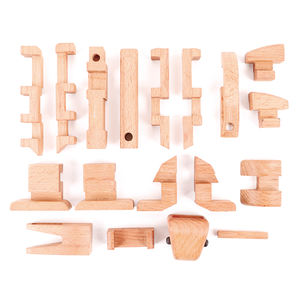 두뇌 티저 퍼즐 연동 게임 <span class=keywords><strong>Iq</strong></span> 테스트 나무 장난감 3D 동물 빌딩 블록 어린이 조기 손 눈 - Product Image 2