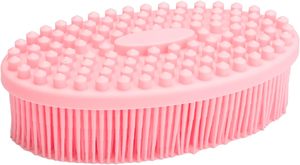 Double-Sided <b>Silicone</b> Body Scrubber Soft <b>Loofah</b> Exfoliating Body Wash Scrubber Body Bath Shower Brush for Men Women Kid - Product Image 4