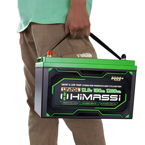 แบตเตอรี่ลิเธียมไอออน 12.8V 100AH 200Ah 300Ah 400Ah แบตเตอรี่ LiFePO4 แบตเตอรี่ลิเธียมไอออนสำหรับเก็บพลังงานแสงอาทิตย์ รถกอล์ฟ เรือ - Product Image 5
