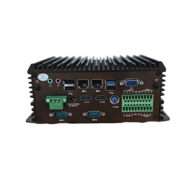 Fanless Embedded Industrial Computer Double Network Port Automatic Machine Control ALL in ONE PC