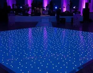 2022 رخيصة الثمن شعبية الأحداث/الزفاف طرفة الطابق مرحلة المضاء أرضية صالة رقص مزودة بمصابيح LED