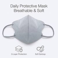 Маска защитная SkyPro 3D Slim Face Design, индивидуальная упаковка, дышащая, одноразовая, 3-слойная, складная, для взрослых