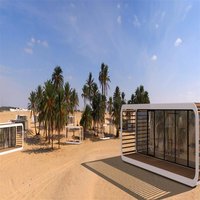 Space Capsule House 2 Bedroom with Kitchen Toilet Liveroom Mobile Home Tiny Container Apartment & Hotel Use