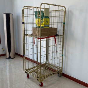 Carrinho de Armazenamento Dobrável de Alta Qualidade Huidu com Capacidade de 900L, Fechável, Resistente à Corrosão, em Malha de Aço - Product Image 3