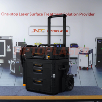 Machine de nettoyage laser modulaire empilable 300W, portable, refroidie par air, pour l'élimination de la rouille, de la peinture et de l'oxyde sur les surfaces métalliques