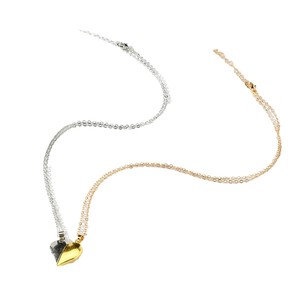 Collar con Colgante Magnético en Forma de Electrocardiograma para Parejas, Cadena para Clavícula Unisex, Estilo para Uso Diario 1 2 3 4 5 6 - Product Image 5
