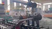 Machine de formage de rouleaux de connecteurs flexibles pour l'extraction de poussière CVC, pour la fabrication de connecteurs flexibles de conduits d'air au Vietnam