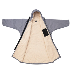 Parka de natation fluorescente personnalisée avec logo, robe de changement imperméable et sèche pour hommes et femmes, plage, piscine - Product Image 5