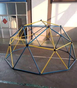 Popolare sul mercato USA: Arrampicatore a cupola in metallo rotondo da 10FT - <span class=keywords><strong>Trainer</strong></span> da palestra certificato ASTM con 3 set combinati - Product Image 4