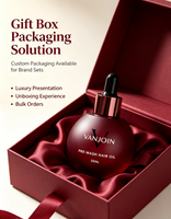 Flacon sphérique 30ml 50ml, flacon de sérum de luxe, flacon compte-gouttes en verre pour huile essentielle, flacon de sérum rose doré pour huile capillaire