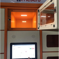 Casier intelligent de livraison de colis, armoire fraîcheur pour repas, casiers numériques pour repas scolaires, casier de stockage alimentaire intelligent