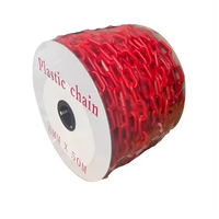 Chaîne à maillons en plastique de sécurité de trafic d'avertissement de chaussée de 6mm/8mm