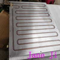Plaque de refroidissement liquide en aluminium pour tube Cooper, dissipateur thermique en aluminium, plaque froide en aluminium
