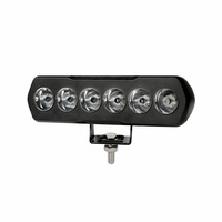 Barre lumineuse de travail LED de 6.3 pouces en gros 17.5W 2100LM faisceau de tache et d'inondation DC 10V-30V pour camion SUV ATV UTV tracteur tout-terrain