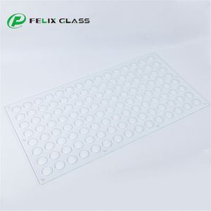 Panel de Vidrio Templado Transparente Personalizado con Orificios Regulares de 3mm-12mm de Espesor, Ecológico y de Alta Resistencia para Dispositivos Industriales - Product Image 4