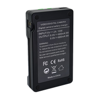 Chargeur de batterie durable pour stabilisateur compatible avec DJI WB37, chargeur de batterie USB double emplacement avec écran LCD, accessoires de photographie, chargeurs ODM
