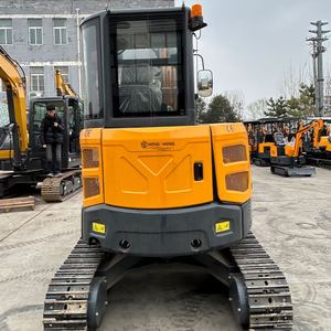 Livraison Gratuite <span class=keywords><strong>Mini</strong></span>-Excavatrice 3,5 Tonnes Moteur Kubota Vanne Multivoies Sensible à la Charge Climatisation Chenilles en Acier <span class=keywords><strong>Pince</strong></span> à Griffe - Product Image 4