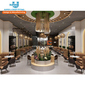 كوفي شوب حديث بتصميمات أفكار للبيع بالجملة مستلزمات كوفي شوب مقهى ومتجر عرض أثاث فاخر يُنفذ حسب الطلب كوفي شوب - Product Image 3