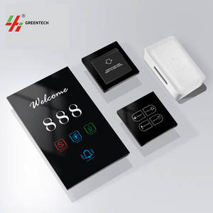 Système de contrôle de chambre d'hôtel Greentech, <span class=keywords><strong>panneau</strong></span> DND d'hôtel, signalisation numérique de numéro de chambre sans fil en ligne GRMS avec <span class=keywords><strong>panneau</strong></span> de <span class=keywords><strong>ne</strong></span> <span class=keywords><strong>pas</strong></span> <span class=keywords><strong>déranger</strong></span> - Product Image 1