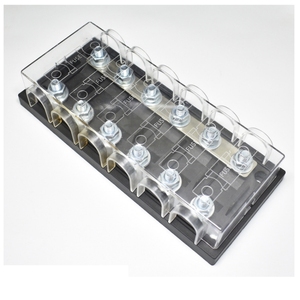 Boîtier de fusibles à visser 32V/58V/70V 500A 4 voies 6 entrées - Bornes à fourche moyennes pour modifications de voitures, bateaux et VR - Fusible haute tension 58V pour véhicules électriques - Product Image 4