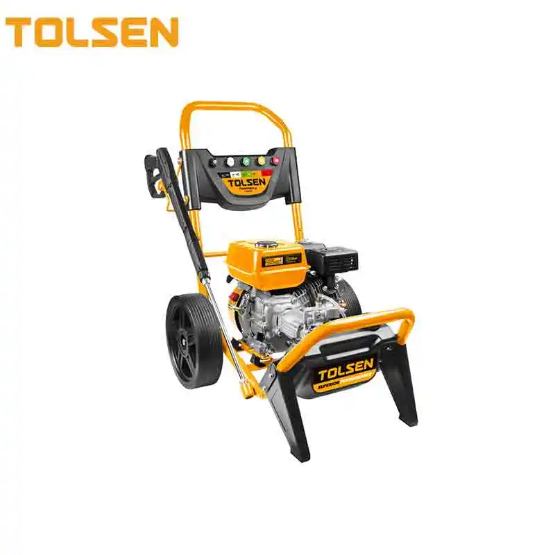 TOLSEN 795762023ホットスタイル5250wカーガソリン高圧洗浄機、8m圧力ホース付き