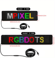 Tablero LED de publicidad digital Pantalla LED flexible Señal de luz programable Panel de pantalla LED enrollable para ventana de vidrio