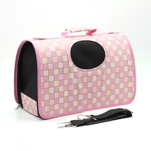 multicolor Airline Approved Travel Weekend Organizer Luxury Pet carrier bag for dog cat travel