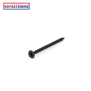 Fabricante de Tornillos 6X1 <span class=keywords><strong>1</strong></span>/4 Negros para Paneles de Yeso, Cabeza de Trompeta Phillips, Rosca Voarse, Fosfatados, en Bobina - Product Image 2