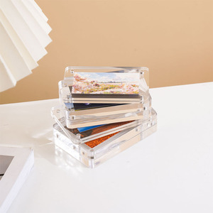 <b>Wholesale</b> clear Acrylic <b>Frame</b> Photo <b>Frame</b> Acrylic <b>Picture</b> <b>Frame</b> 4x6 Customizable Size - Product Image 5