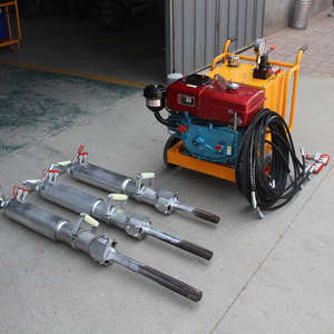 Nouveau type de machine de fracturation de roche Machine de fractionnement de roche Séparateur de pierre hydraulique à moteur diesel pour carrière de pierre - Product Image 4
