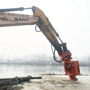 Pile Driver Vibro Hammer Hydraulic Excavator Mounted Side Grip Pile Driver Sheet Pile Machine