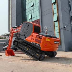 รถขุดดิน Doosan DX150LC-9C สีส้ม สำหรับงานหนัก 15 ตัน เครื่องยนต์ Kawasaki ควบคุมด้วยระบบ PLC - Product Image 5